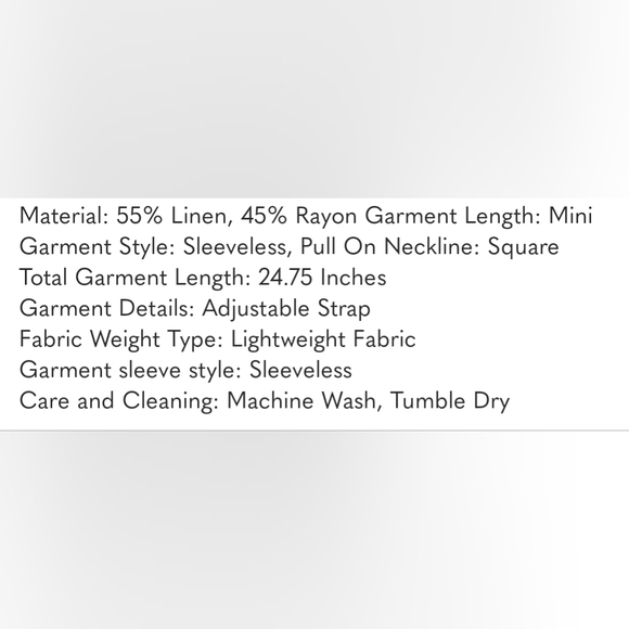 Sleeveless Linen Dress - Picture 7 of 7